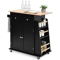 Algopix Similar Product 12 - Giantex Kitchen Island Trolley Cart