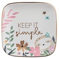 Algopix Similar Product 14 - Flora Square Trinket Tray Small Sloth