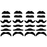 Algopix Similar Product 10 - Haawooky 24 PCS Fake MustachesMustache