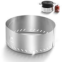 Algopix Similar Product 20 - Lixada Outdoor Stove Windshield Cooking