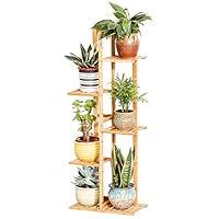 Algopix Similar Product 14 - Bamboo 5 Tier 6 Potted Plant Stand Rack