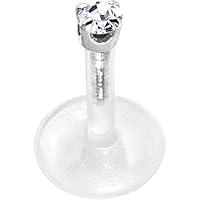 Algopix Similar Product 8 - Body Candy 14k White Gold 15mm CZ