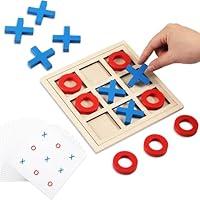 Algopix Similar Product 8 - Jumbo Wooden Tic Tac Toe Game Dementia