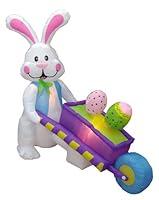 Algopix Similar Product 20 - 4 Foot Tall Easter Inflatable Happy