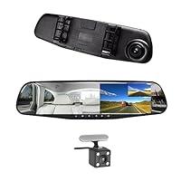 Algopix Similar Product 6 - Car DVR Rear View Mirror Video Recroder