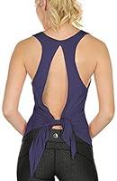 Algopix Similar Product 15 - icyzone Open Back Workout Tops for