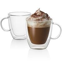 Algopix Similar Product 6 - GoodGlassware Double Wall Espresso Mugs