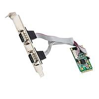 Algopix Similar Product 14 - IO Crest SIMPE15046 2 Port Serial DB9