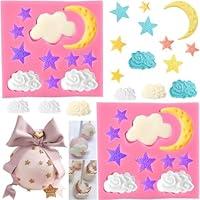 Algopix Similar Product 2 - Moon and Star Molds Silicone Cloud