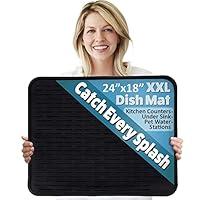 Algopix Similar Product 8 - XXL Silicone Dish Drying Mat for