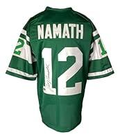 Algopix Similar Product 12 - Joe Namath New York Signed Green