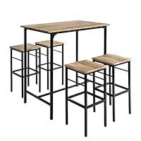 Algopix Similar Product 13 - SoBuy OGT11XL Bar Set1 Bar Table and