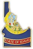 Algopix Similar Product 15 - PinMart Idaho Shape Flag Lapel Pin 