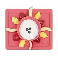 Algopix Similar Product 11 - ezpz Happy Bowl Coral  100 Silicone