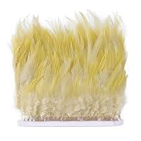 Algopix Similar Product 12 - 1 Yards Natural Rooster Chicken Feather