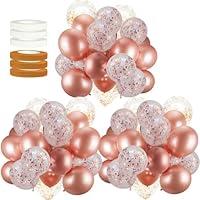 Algopix Similar Product 2 - 60 PACK Dandy Decor Rose Gold Balloons