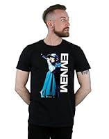 Algopix Similar Product 11 - Eminem Mens Mic Pose TShirt XXXLarge