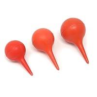 Algopix Similar Product 14 - Honbay 3PCS Laboratory Tool Red Rubber