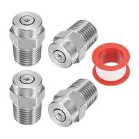 Algopix Similar Product 11 - uxcell 4Pcs Pressure Washer Tip 14