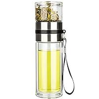 Algopix Similar Product 19 - PARACITY Glass Tea Infuser Bottle Tea