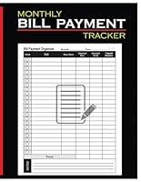 Algopix Similar Product 14 - Monthly Bill Payment Tracker Monthly