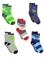 Algopix Similar Product 10 - PJ Masks 5 pack Boys Toddler Crew Sock
