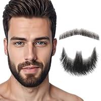 Algopix Similar Product 1 - CAUBINO Fake Mustache Realistic Beard