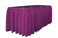 Algopix Similar Product 18 - LA Linen Polyester Poplin Pleated Table