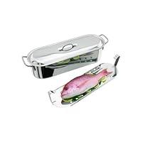 Algopix Similar Product 14 - Horwood SSteel 45cm Fish Poacher