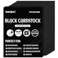 Algopix Similar Product 15 - Black Cardstock  85 x 11 92lb