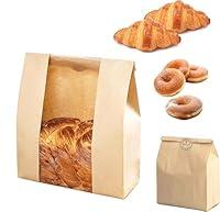 Algopix Similar Product 2 - Pack of 25 Paper Bread Bags for