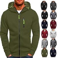 Algopix Similar Product 6 - Hoodies for Men with Pockets Full Zip