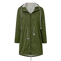 Algopix Similar Product 15 - Lutos Women PlusSizeTrench Raincoats