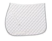 Algopix Similar Product 12 - Ovation Coolmax Saddle Pad WhiteNavy