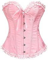 Algopix Similar Product 2 - SZIVYSHI Pink Corset Top for Women 