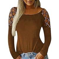 Algopix Similar Product 6 - Sunyastor Women Cold Shoulder Tops Sexy