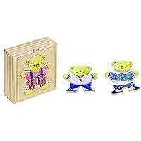 Algopix Similar Product 2 - Goki DressUp Bear Wooden Box Puzzle