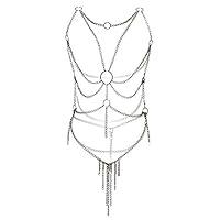 Algopix Similar Product 19 - Womens Lingerie Chain Set Cross