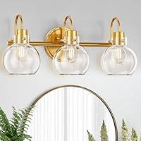 Algopix Similar Product 14 - 3Light Vanity Light Brushed Brass