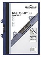 Algopix Similar Product 4 - DURABLE DURACLIP EASY FILE BLUE PK25