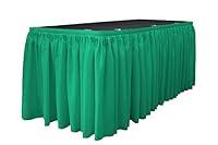 Algopix Similar Product 4 - LA Linen Polyester Poplin Pleated Table