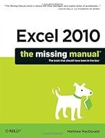 Algopix Similar Product 5 - Excel 2010: The Missing Manual