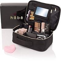 Algopix Similar Product 20 - habe Travel Makeup Bag with Mirror 