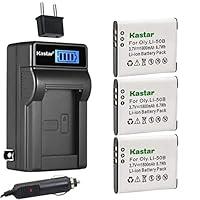 Algopix Similar Product 18 - Kastar 3Pack Li50B Battery and LCD AC