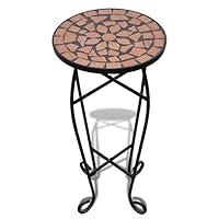 Algopix Similar Product 13 - vidaXL Mosaic Side Table Plant Table 