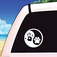 Algopix Similar Product 6 - spdecals Ying Yang 4 Human Hand Dog