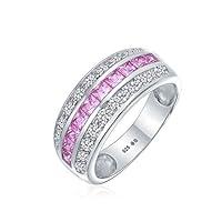 Algopix Similar Product 16 - Art Deco Pink Simulated Tourmaline AAA