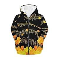 Algopix Similar Product 8 - Jekioweii Maple Leaf Kids Zipper