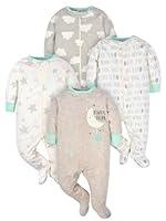Algopix Similar Product 6 - Gerber Unisex Baby 4 Pack Sleep N Play