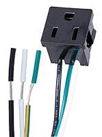 Algopix Similar Product 11 - BP Lamp Black Convenience Outlet with